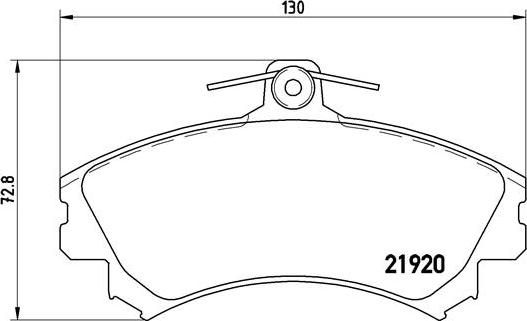 Brembo P 54 022 - Set placute frana,frana disc www.parts5.com