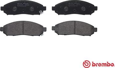 Brembo P 56 096 - Brake Pad Set, disc brake parts5.com