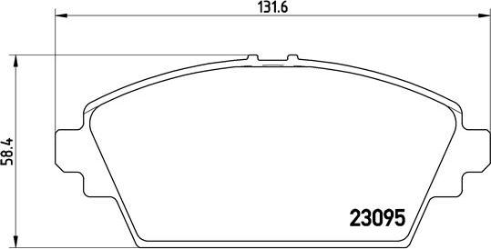 Brembo P 56 044 - Sada brzdových destiček, kotoučová brzda www.parts5.com