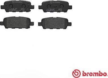 Brembo P 56 046 - Fékbetétkészlet, tárcsafék www.parts5.com