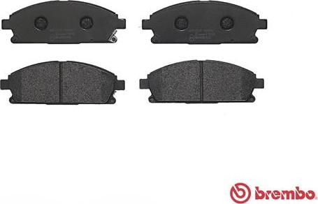 Brembo P 56 040 - Sada brzdových destiček, kotoučová brzda www.parts5.com