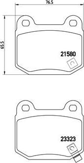 Brembo P 56 048 - Set placute frana,frana disc www.parts5.com