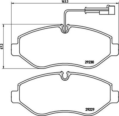 Brembo P 56 066 - Тормозные колодки, дисковые, комплект www.parts5.com