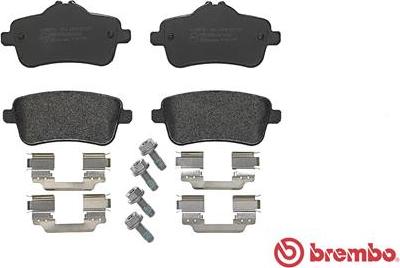 Brembo P 50 099 - Тормозные колодки, дисковые, комплект www.parts5.com