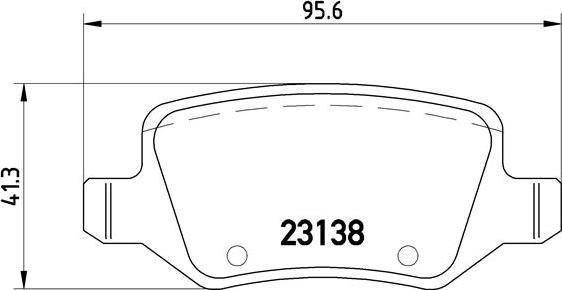 Brembo P 50 090 - Komplet zavornih oblog, ploscne (kolutne) zavore www.parts5.com