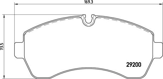 Brembo P 50 059 - Set placute frana,frana disc www.parts5.com