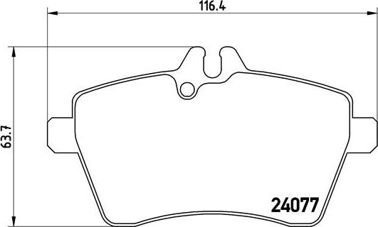 Brembo P 50 056 - Komplet zavornih oblog, ploscne (kolutne) zavore www.parts5.com