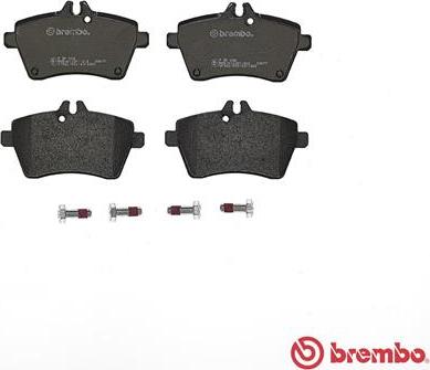 Brembo P 50 056 - Komplet zavornih oblog, ploscne (kolutne) zavore www.parts5.com