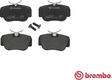 Brembo P 50 011 - Brake Pad Set, disc brake www.parts5.com