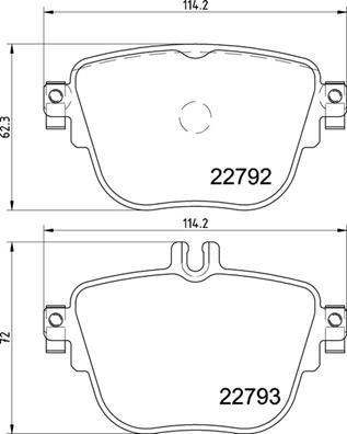 Brembo P 50 141 - Set placute frana,frana disc www.parts5.com