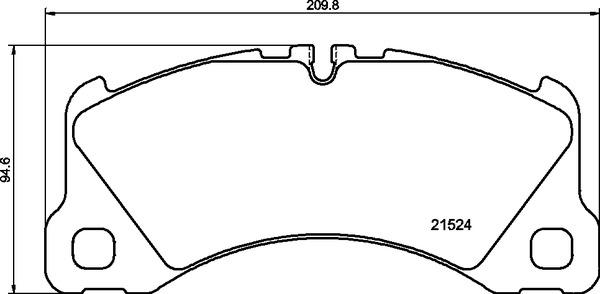 Brembo P 65 046 - Тормозные колодки, дисковые, комплект www.parts5.com