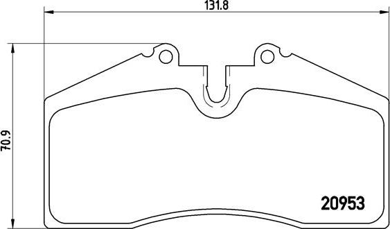 Brembo P 65 005 - Fékbetétkészlet, tárcsafék www.parts5.com