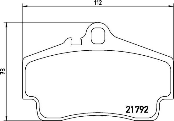 Brembo P 65 008 - Set placute frana,frana disc www.parts5.com