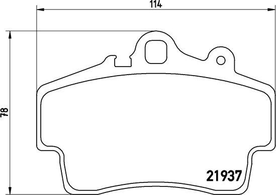 Brembo P 65 007 - Set placute frana,frana disc www.parts5.com