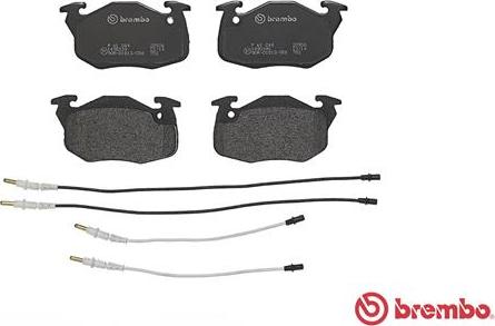 Brembo P 61 044 - Komplet kočnih obloga, disk kočnica www.parts5.com