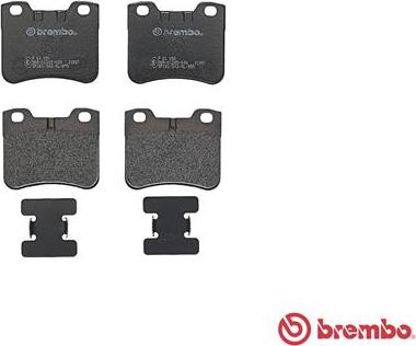 Brembo P 61 059 - Set placute frana,frana disc www.parts5.com