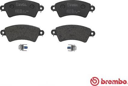 Brembo P 61 065 - Тормозные колодки, дисковые, комплект www.parts5.com