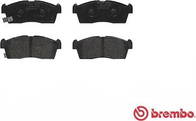 Brembo P 61 108 - Brake Pad Set, disc brake www.parts5.com