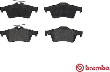 Brembo P 61 110 - Brake Pad Set, disc brake parts5.com