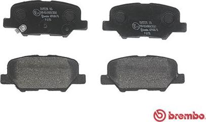 Brembo P 61 111 - Set placute frana,frana disc www.parts5.com