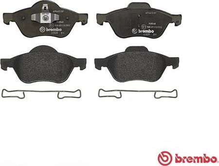 Brembo P 68 048 - Zestaw klocków hamulcowych, hamulce tarczowe www.parts5.com