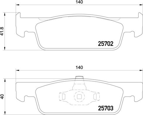 Brembo P 68 059 - Piduriklotsi komplekt,ketaspidur www.parts5.com