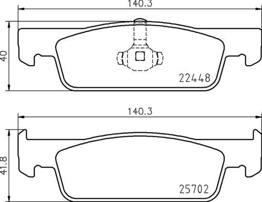 Brembo P 68 069 - Piduriklotsi komplekt,ketaspidur www.parts5.com