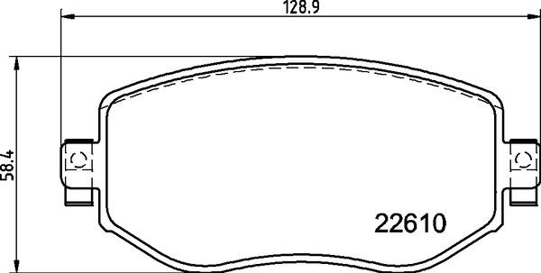 Brembo P 68 068 - Komplet pločica, disk-kočnica www.parts5.com