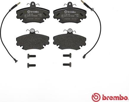 Brembo P 68 008 - Set placute frana,frana disc www.parts5.com