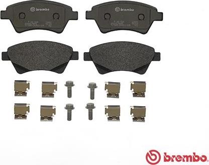 Brembo P 68 034 - Fren balata seti, diskli fren www.parts5.com