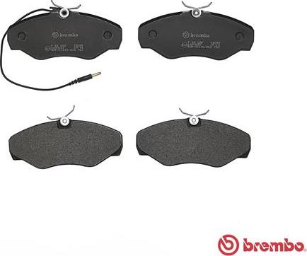 Brembo P 68 026 - Komplet zavornih oblog, ploscne (kolutne) zavore www.parts5.com