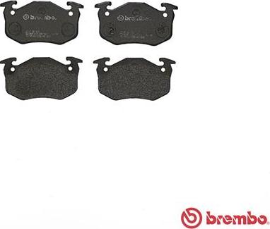 Brembo P 68 020 - Fren balata seti, diskli fren www.parts5.com