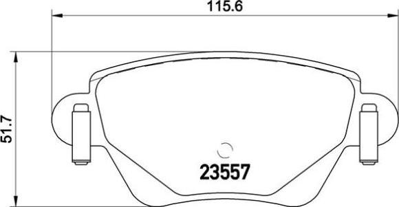 Brembo P 68 028 - Brake Pad Set, disc brake parts5.com