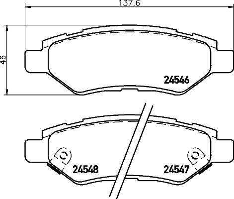 Brembo P 09 014 - Brake Pad Set, disc brake www.parts5.com