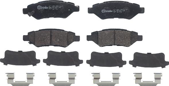 Brembo P 09 014 - Kit de plaquettes de frein, frein à disque www.parts5.com