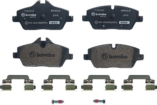 Brembo P 06 034X - Brake Pad Set, disc brake parts5.com