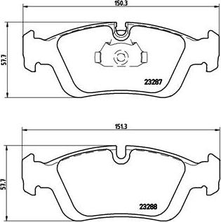 Brembo P 06 024 - Fren balata seti, diskli fren www.parts5.com