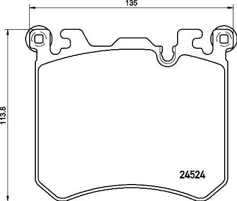 Brembo P 06 077 - Juego de pastillas de freno www.parts5.com