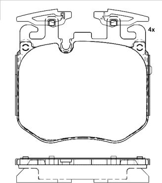 BMW 34 10 8 064 561 - Juego de pastillas de freno www.parts5.com