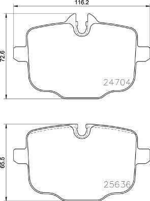 Brembo P 06 101 - Set placute frana,frana disc www.parts5.com