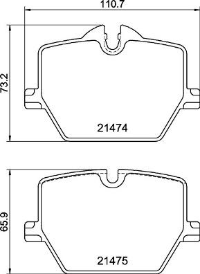 Brembo P 06 116 - Brake Pad Set, disc brake www.parts5.com