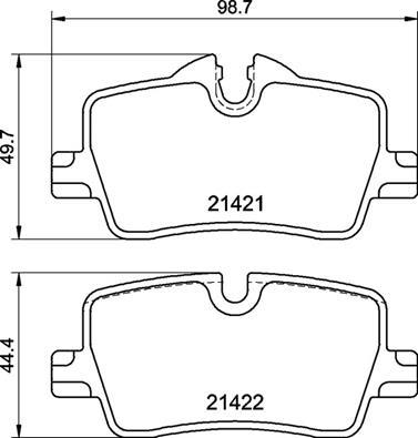 Brembo P 06 113 - Brake Pad Set, disc brake www.parts5.com