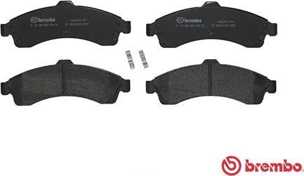 Brembo P 10 009 - Set placute frana,frana disc www.parts5.com