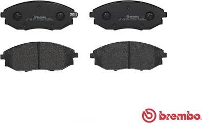 Brembo P 10 007 - Brake Pad Set, disc brake www.parts5.com