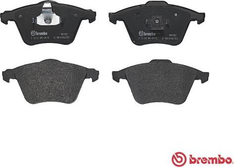 Brembo P 10 012 - Тормозные колодки, дисковые, комплект www.parts5.com