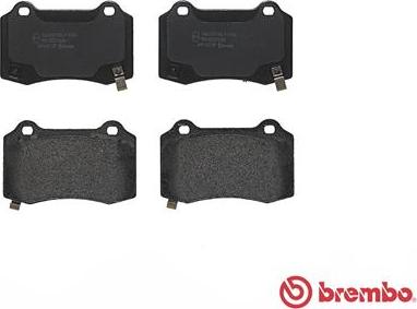 Brembo P 11 024 - Bremsbelagsatz, Scheibenbremse www.parts5.com