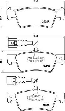 Brembo P 85 068 - Brake Pad Set, disc brake www.parts5.com