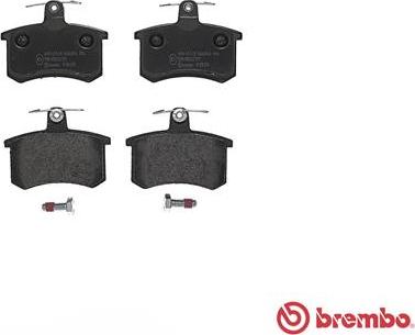 Brembo P 85 013 - Kit de plaquettes de frein, frein à disque www.parts5.com