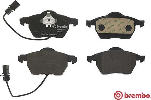 Brembo P 85 085 - Jarrupala, levyjarru www.parts5.com