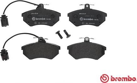 Brembo P 85 034 - Juego de pastillas de freno www.parts5.com